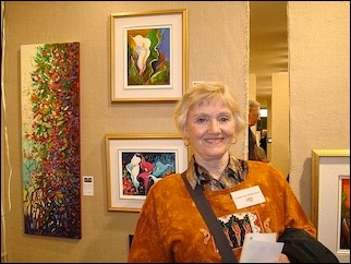 Catherine at 2007 Langley Art Show 2