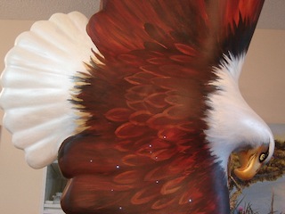 On Eagles Wings closeup